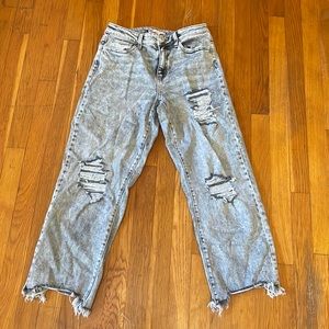 These are Kohl’s ripped jeans.